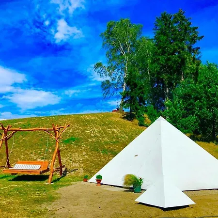 Eden 7 Kaszuby Balia Sauna Alpaki Vakantiehuis *