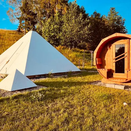 Eden 7 Kaszuby Balia Sauna Alpaki Golubie